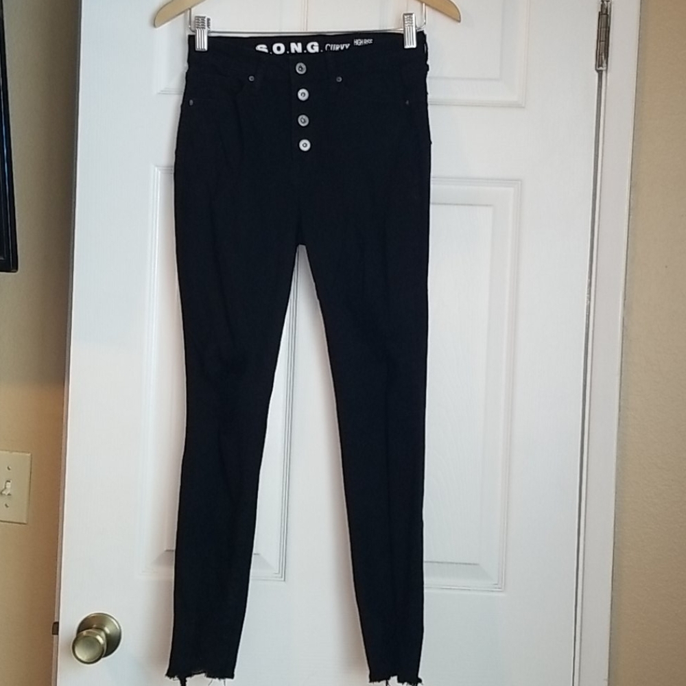 High rise jeggings